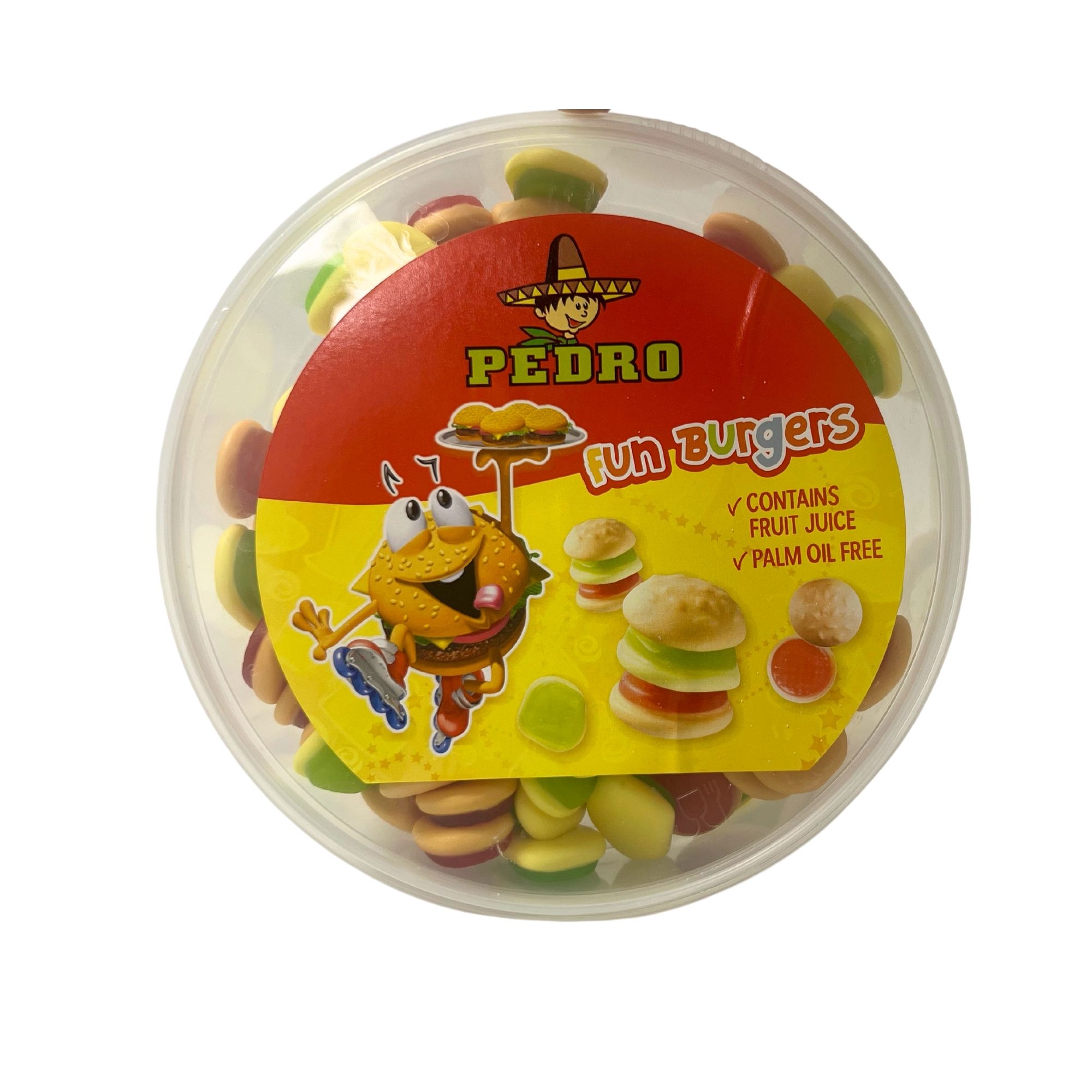 Pedro Fun Burgers Gummy 1 Tub